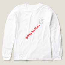 バレンタインデーラインアート手をつなぐTシャツ | M