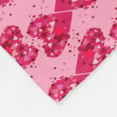 バレンタインデーラブスウィートアーツ フリースブランケット (角)