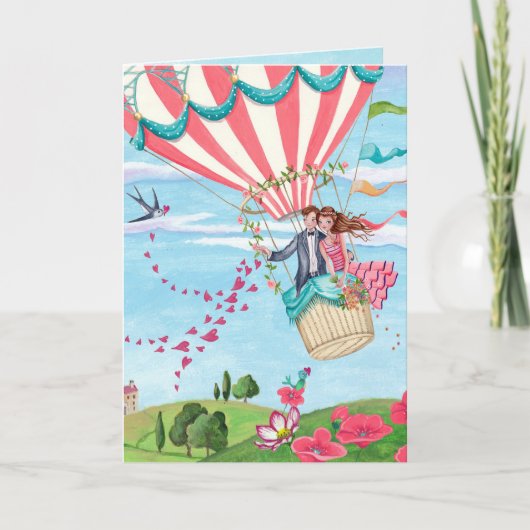 バレンタインデーラブハート |グリーティングカード シーズンカード (正面)