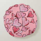 バレンタインデーラブハート ラウンドクッション (裏面)