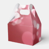 バレンタインデーラブ赤いハート フェイバーボックス (裏面サイド)