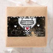 バレンタインデーラベルスカル ラベル (インサイチュ)