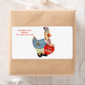 バレンタインデーラベルズヴィンテージダック ラベル (インサイチュ)