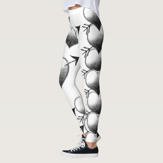 バレンタインデーレギンスロング レギンス (左)