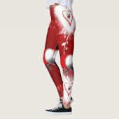 バレンタインデーレギンスロング レギンス (左)