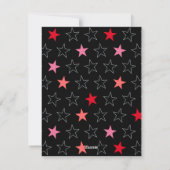 バレンタインデーロックレッドギターキッズバレンタインデー シーズンカード (裏面)