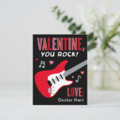 バレンタインデーロックレッドギターキッズバレンタインデー シーズンカード (スタンド正面)