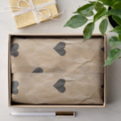 バレンタインデーヴィンテージルッククラフト紙ハート 薄葉紙 (ギフト)