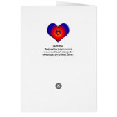 バレンタインデーヴェネチアンマスカレードモノグラムI文字 (裏面)