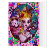 バレンタインデーヴェネチアンマスカレードモノグラムI文字 (内側 (左))