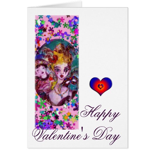 バレンタインデーヴェネチアンマスカレードモノグラムI文字 (正面)