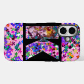 バレンタインデーヴェネチアンマスカレードモノグラムK文字 Case-Mate iPhoneケース (裏面 (横))