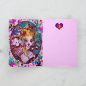 バレンタインデーヴェネチアンマスカレードモノグラムM文字 シーズンカード (内部)