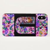 バレンタインデーヴェネチアンマスカレードモノグラムU文字 Case-Mate iPhoneケース (裏面(横))