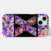 バレンタインデーヴェネチアンマスカレードモノグラムX文字 Case-Mate iPhoneケース (裏面 (横))