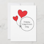 バレンタインデー一緒にカード サンキューカード (裏面)