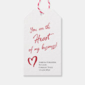 バレンタインデー不動産仲介業者マーケティング ギフトタグ (正面)