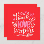 バレンタインデー先生引用文 (正面/裏面)