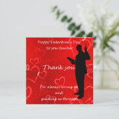 バレンタインデー先生  カード (スタンド正面)