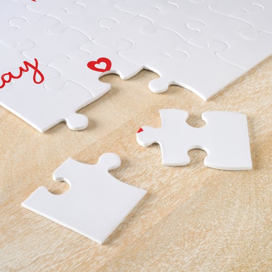 バレンタインデー写真あなたは私の妻お気に入りの ジグソーパズル (側面)