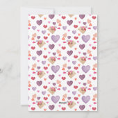 バレンタインデー写真ホリデーカード シーズンカード (裏面)