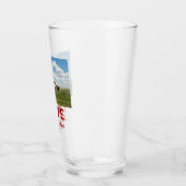 バレンタインデー写真可愛いカップルハート愛 タンブラーグラス (左)