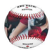 バレンタインデー写真野球 野球ボール (正面)