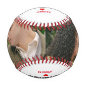 バレンタインデー写真野球 野球ボール (正面)