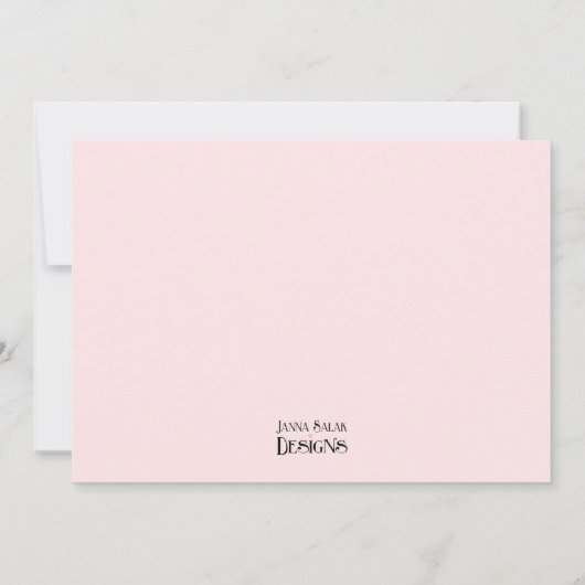 バレンタインデー初の誕生日パーティーの写真 招待状 (裏面)