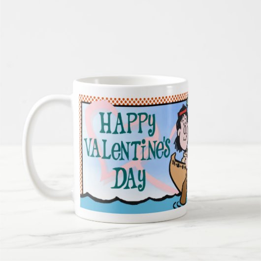 バレンタインデー友情マグカップ コーヒーマグカップ (左)