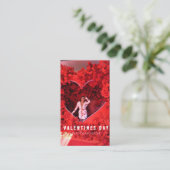 バレンタインデー女性写真集 名刺 (スタンド正面)