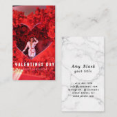 バレンタインデー女性写真集 名刺 (正面/裏面)