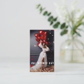 バレンタインデー女性写真集 名刺 (スタンド正面)