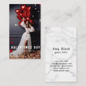 バレンタインデー女性写真集 名刺 (正面/裏面)
