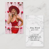 バレンタインデー女性写真集 名刺 (正面/裏面)