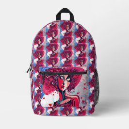 バレンタインデー女神 プリントバックパック