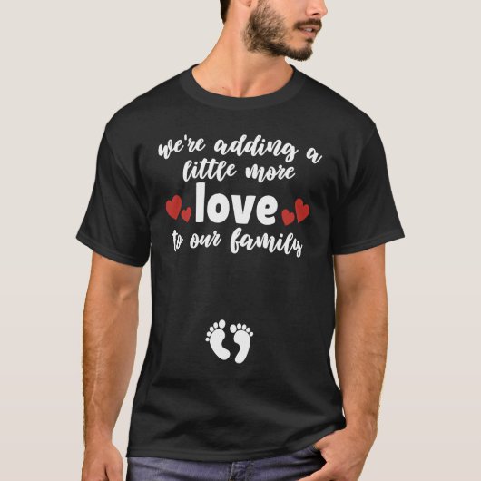 バレンタインデー妊娠発表ベビーの明 Tシャツ (正面)