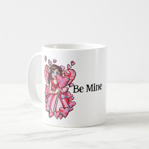 バレンタインデー妖精 コーヒーマグカップ