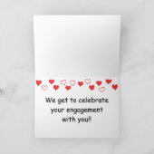 バレンタインデー婚約したス カード (内部)