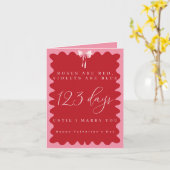 バレンタインデー婚約者の妻になる カード (黄色い花)