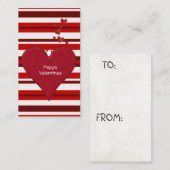 バレンタインデー子供へカード ノートカード (正面/裏面)