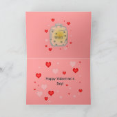 バレンタインデー子犬の愛 シーズンカード (内部)