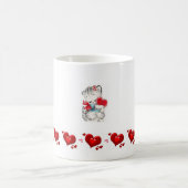 バレンタインデー子猫マグカップ コーヒーマグカップ (中央)