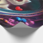 バレンタインデー子猫 ラッピングペーパー (角)