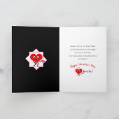 バレンタインデー孫娘愛虫 カード (内部)