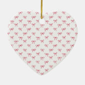 バレンタインデー家族フォトハートオーナメント セラミックオーナメント (裏面)