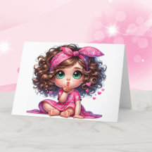 バレンタインデー小さな女の子から祖母までピンク