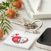 バレンタインデー恋しく思よ キーホルダー (正面右)