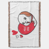 バレンタインデー恋しく思よ スローブランケット (正面縦)