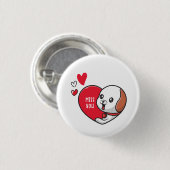 バレンタインデー恋しく思よ 缶バッジ (正面&裏面)
